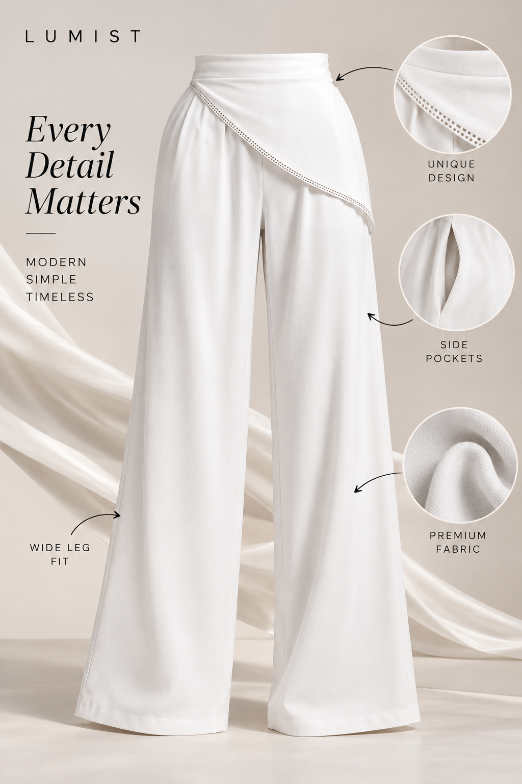 LUMIST Celine Linen Pants