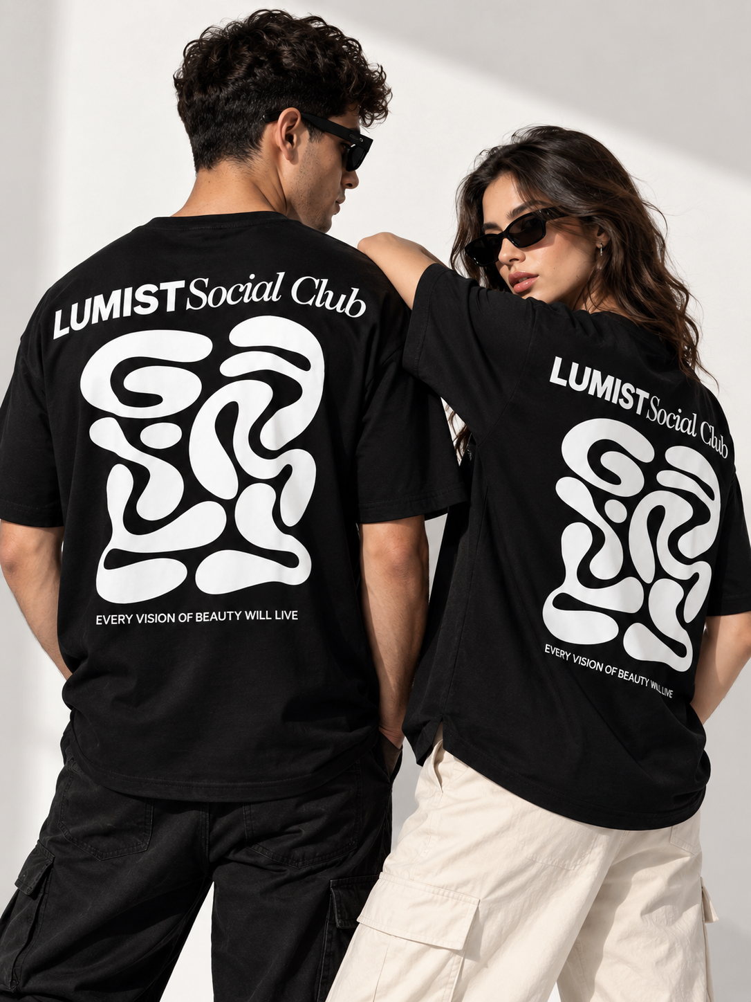 LUMIST Social Club Oversized Tee